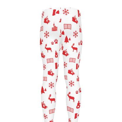 Canada Country Pattern Print Men's leggings