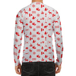 Canada Country Pattern Print Men's Long Sleeve Rash Guard