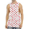 Canada Country Pattern Print Men's Muscle Tank Top