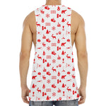 Canada Country Pattern Print Men's Muscle Tank Top