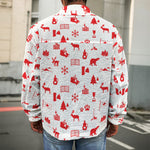 Canada Country Pattern Print Men's Shirt Jacket