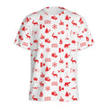 Canada Country Pattern Print Men's Athletic T-Shirt