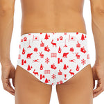 Canada Country Pattern Print Men's Triangle Swim Briefs