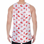 Canada Country Pattern Print Men's Velvet Tank Top