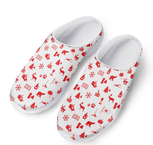 Canada Country Pattern Print Mesh Casual Shoes