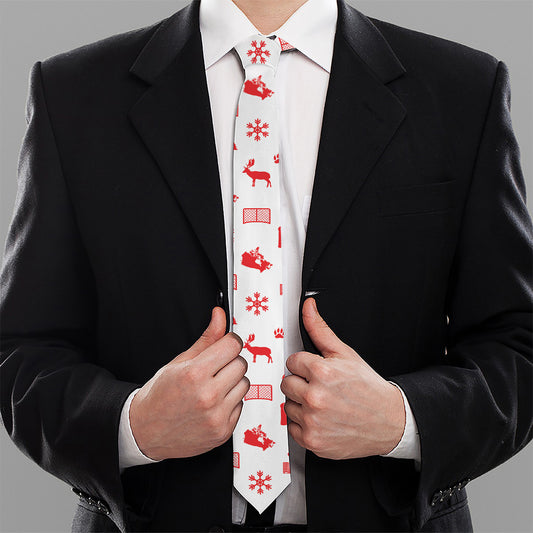 Canada Country Pattern Print Necktie