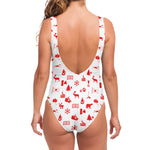 Canada Country Pattern Print One Piece Swimsuit