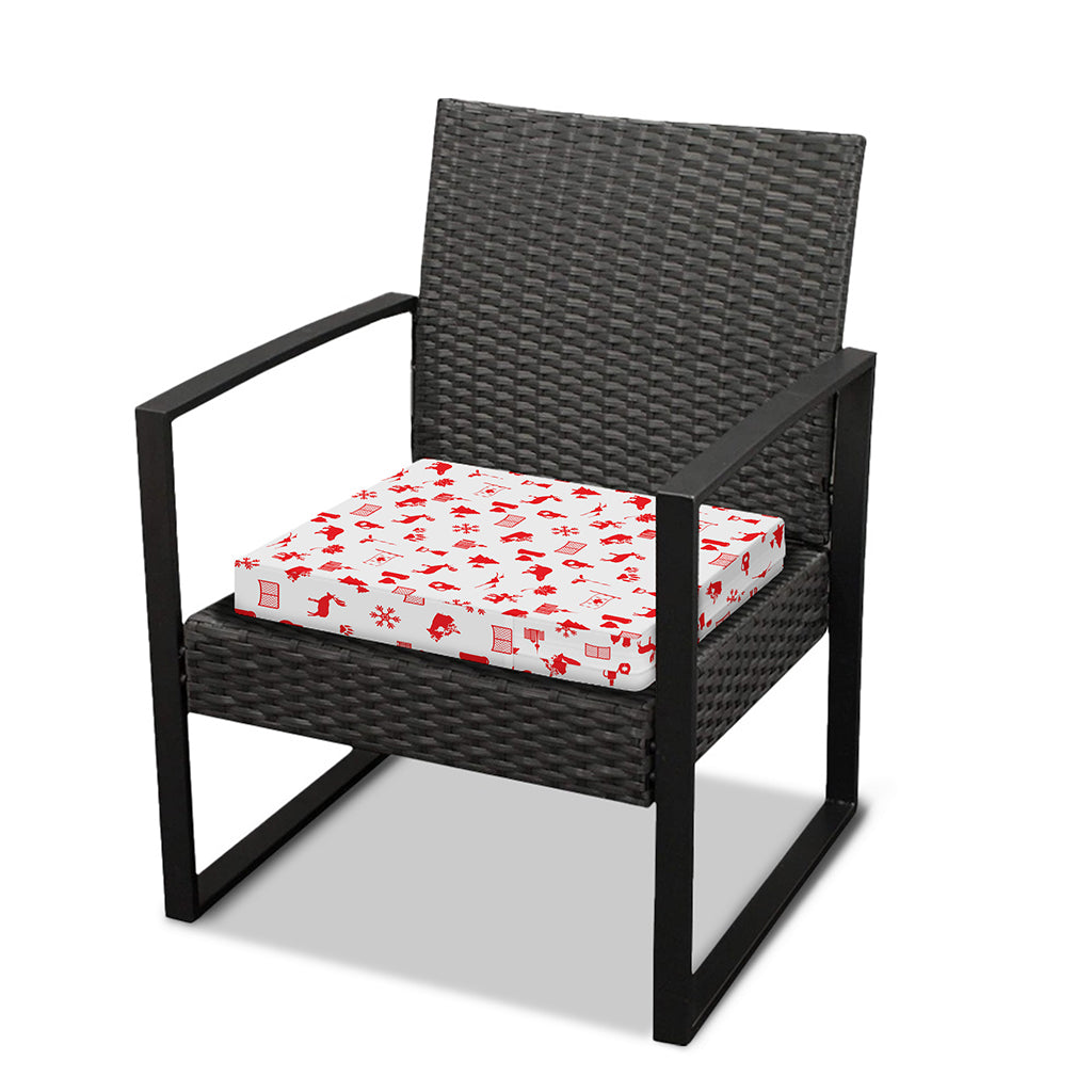Canada Country Pattern Print Outdoor Seat Cushion Cover