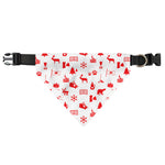 Canada Country Pattern Print Over The Collar Dog Bandana