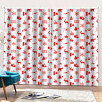 Canada Country Pattern Print Pencil Pleat Curtains