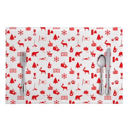Canada Country Pattern Print Placemat