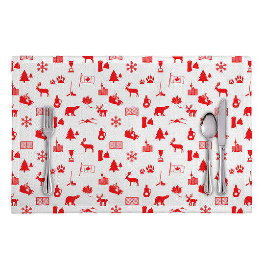 Canada Country Pattern Print Placemat