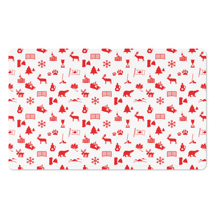 Canada Country Pattern Print Polyester Doormat
