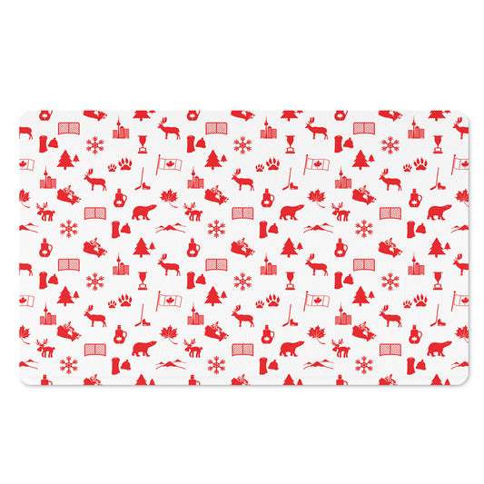 Canada Country Pattern Print Polyester Doormat