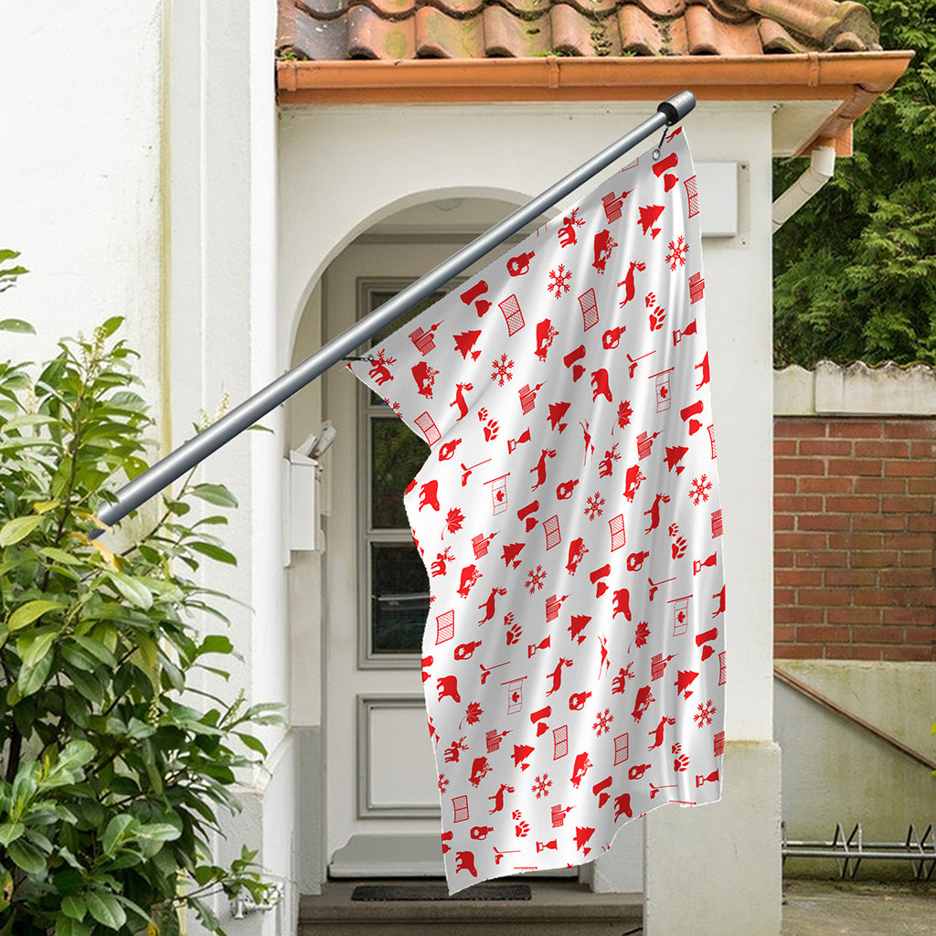 Canada Country Pattern Print Polyester Flag