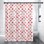 Canada Country Pattern Print Premium Shower Curtain