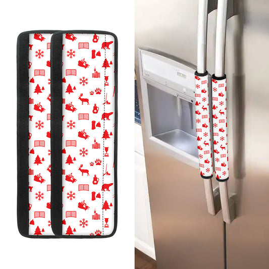 Canada Country Pattern Print Refrigerator Handle Covers