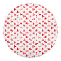 Canada Country Pattern Print Round Blanket