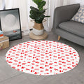 Canada Country Pattern Print Round Rug