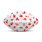 Canada Country Pattern Print Rugby Ball