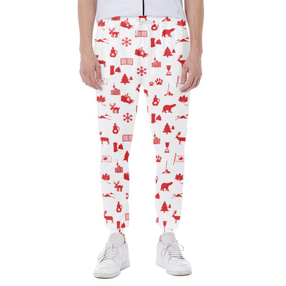 Canada Country Pattern Print Scuba Joggers