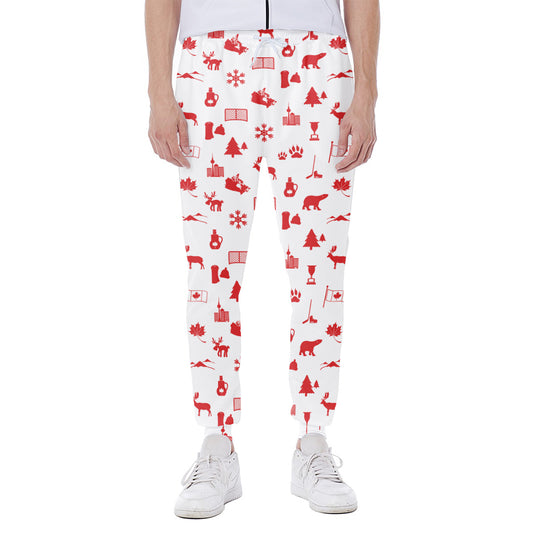 Canada Country Pattern Print Scuba Joggers