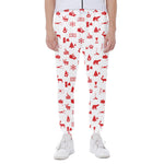 Canada Country Pattern Print Scuba Joggers