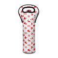 Canada Country Pattern Print Single Neoprene Wine Tote