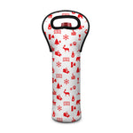 Canada Country Pattern Print Single Neoprene Wine Tote