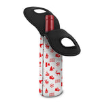 Canada Country Pattern Print Single Neoprene Wine Tote