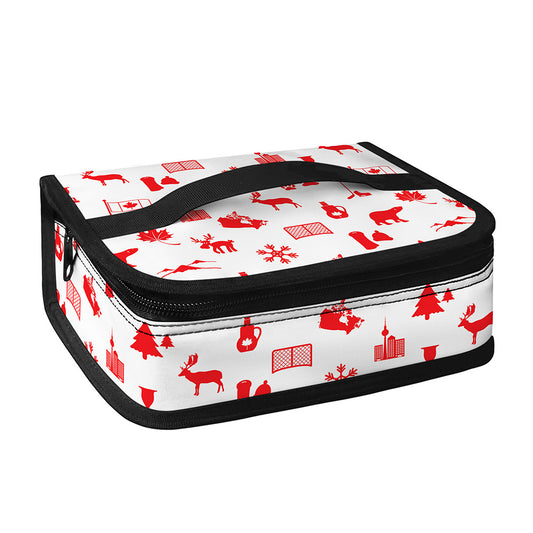 Canada Country Pattern Print Small Lunch Bag