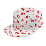 Canada Country Pattern Print Snapback Cap