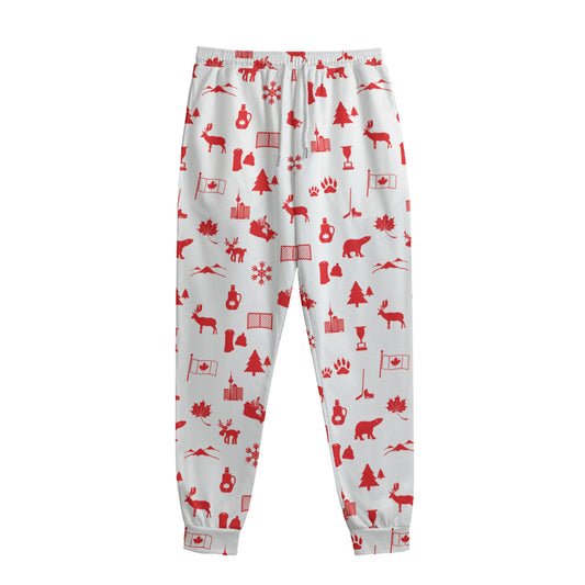 Canada Country Pattern Print Sweatpants
