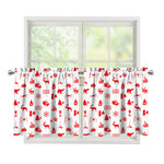 Canada Country Pattern Print Tier Curtains