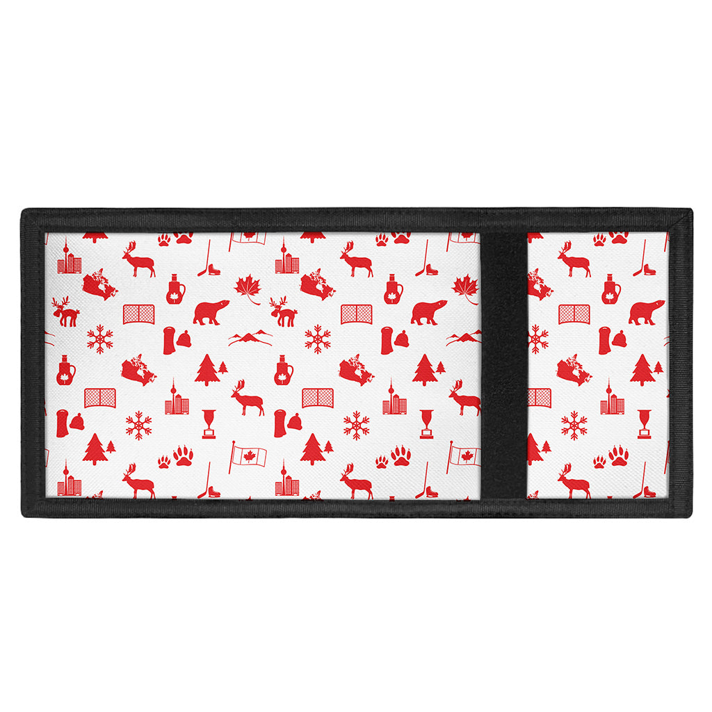 Canada Country Pattern Print Trifold Wallet