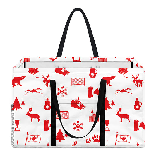 Canada Country Pattern Print Utility Tote Bag