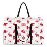 Canada Country Pattern Print Utility Tote Bag