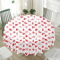 Canada Country Pattern Print Waterproof Round Tablecloth