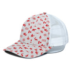 Canada Country Pattern Print White Mesh Trucker Cap