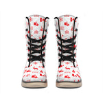 Canada Country Pattern Print Winter Boots