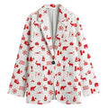 Canada Country Pattern Print Women's Cotton Blazer