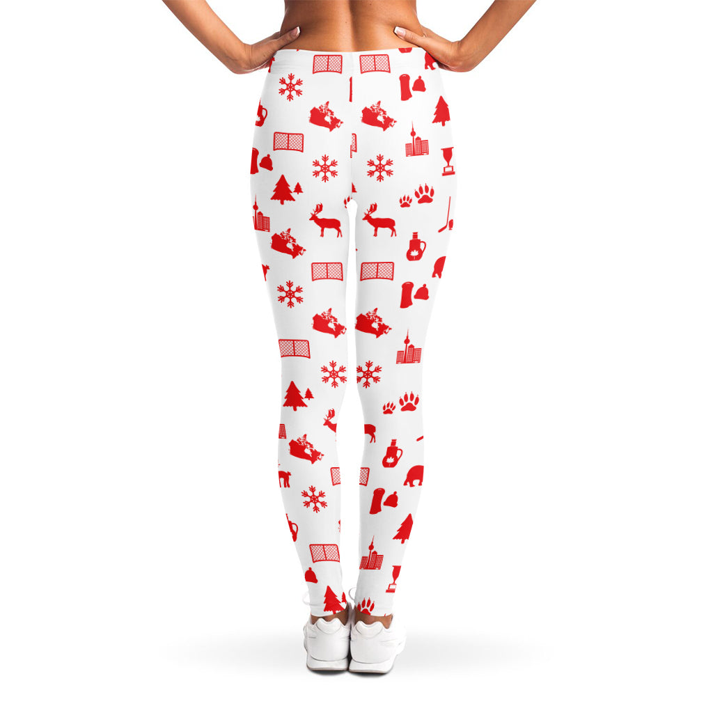 Canada Country Pattern Print Women's Leggings
