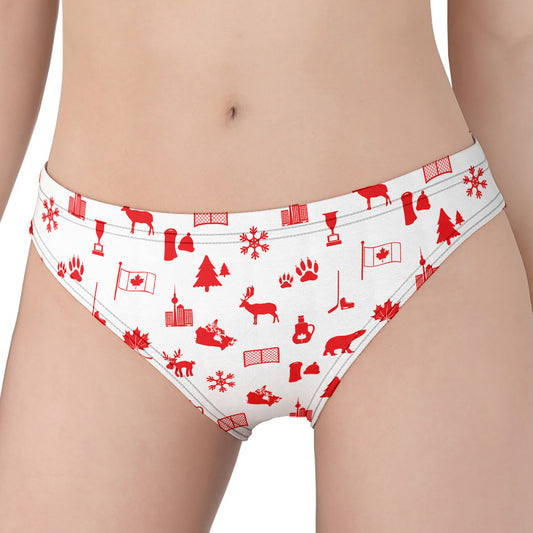Canada Country Pattern Print Women's Panties