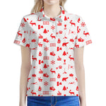 Canada Country Pattern Print Women's Polo Shirt
