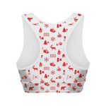Canada Country Pattern Print Women's Sports Bra