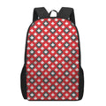 Canada Maple Leaf Pattern Print 17 Inch Backpack
