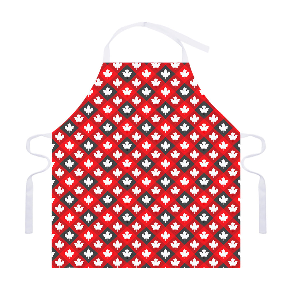 Canada Maple Leaf Pattern Print Adjustable Apron
