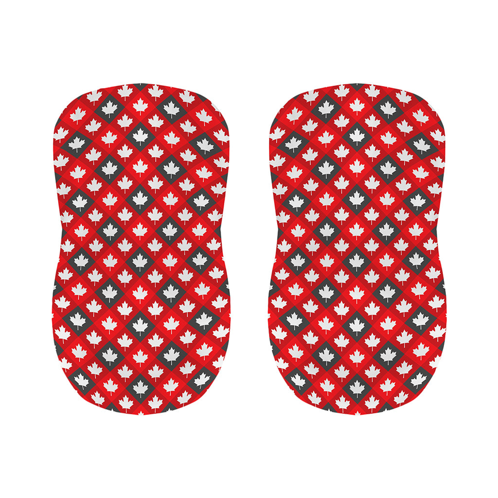 Canada Maple Leaf Pattern Print Bar Stool Covers