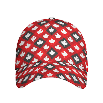 Canada Maple Leaf Pattern Print Baseball Cap