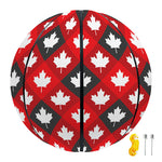 Canada Maple Leaf Pattern Print Basketball